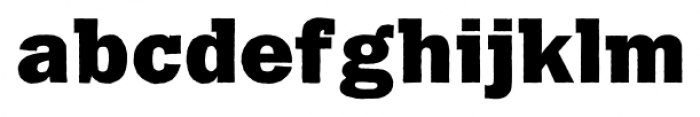 Franklin Gothic Raw Semi Serif Heavy Font LOWERCASE