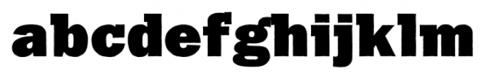 Franklin Gothic Raw Semi Serif Ultra Font LOWERCASE
