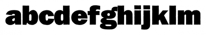 Franklin Gothic Raw Ultra Font LOWERCASE