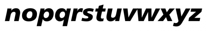 FreeSet Bold Italic Font LOWERCASE