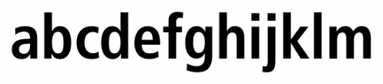 FreeSet Condensed DemiBold Font LOWERCASE