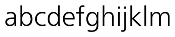FreeSet Light Font LOWERCASE