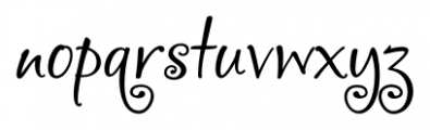 Frivolous Regular Font LOWERCASE