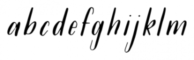 Frosted Regular Font LOWERCASE