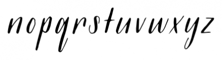 Frosted Regular Font LOWERCASE