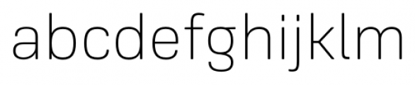 Frygia Extra Light Font LOWERCASE