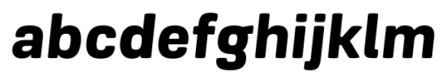 Frygia Heavy Italic Font LOWERCASE