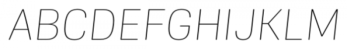 Frygia Thin Italic Font UPPERCASE
