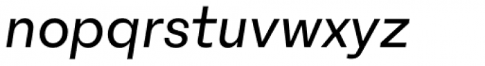 Fracktif Regular Italic Font LOWERCASE