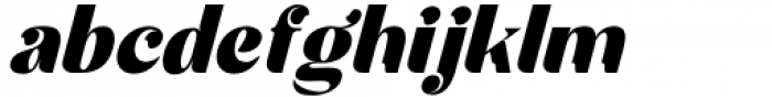 Fragilers Family Extra Bold Oblique Font LOWERCASE