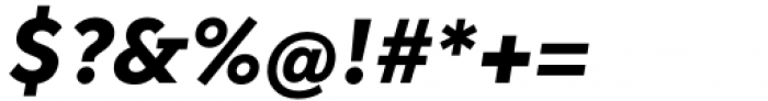 Fragmatika Bold Oblique Font OTHER CHARS