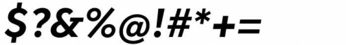 Fragmatika Semi Bold Oblique Font OTHER CHARS