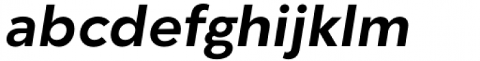 Fragmatika Semi Bold Oblique Font LOWERCASE