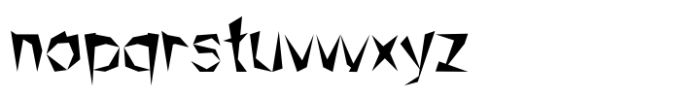 Fragment Regular Font LOWERCASE