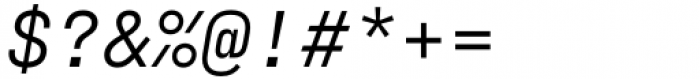 Fraktion Mono Regular Italic Font OTHER CHARS
