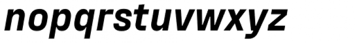 Fraktion Sans Black Italic Font LOWERCASE