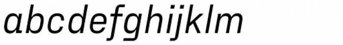 Fraktion Sans Regular Italic Font LOWERCASE