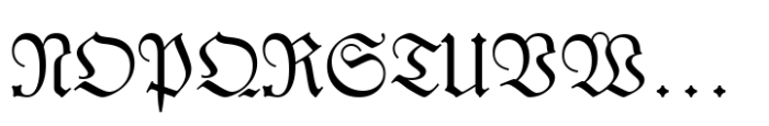 Fraktur Std Regular Font UPPERCASE