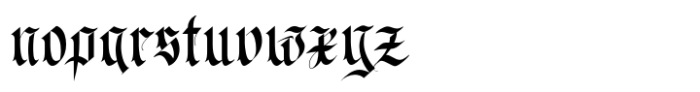 Frakturata Regular-Old Font LOWERCASE