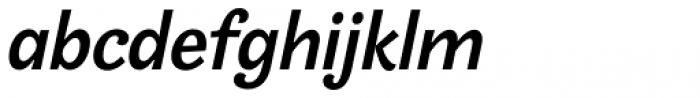 Frambuesa Bold Italic Font LOWERCASE