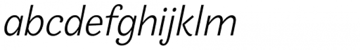 Frambuesa Book Italic Font LOWERCASE