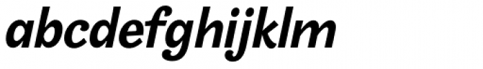 Frambuesa Extra Bold Italic Font LOWERCASE