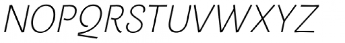 Frambuesa Light Italic Font UPPERCASE