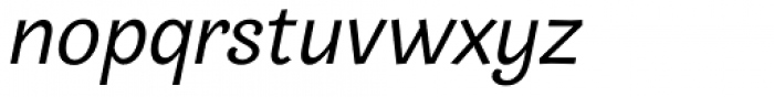 Frambuesa Medium Italic Font LOWERCASE