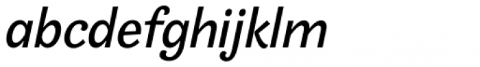 Frambuesa Semi Bold Italic Font LOWERCASE
