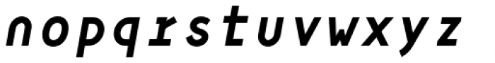 Framework Mono Bold Italic Font LOWERCASE
