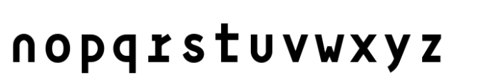 Framework Mono Bold Font LOWERCASE