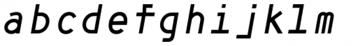Framework Mono Medium Italic Font LOWERCASE
