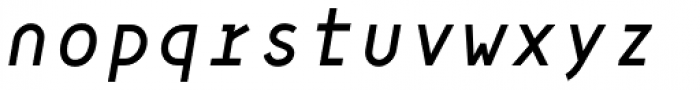 Framework Mono Medium Italic Font LOWERCASE