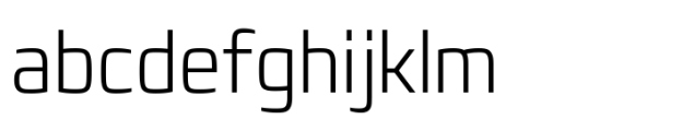 Francker Condensed Extra Light Font LOWERCASE