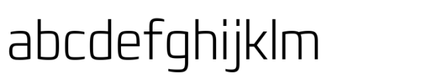 Francker Cyrillic Condensed Extra Light Font LOWERCASE