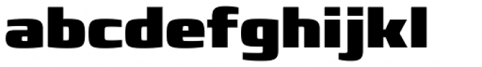 Francker Paneuropean W1G ExtraBlack Font LOWERCASE