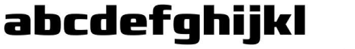 Francker Std Cyrillic Black Font LOWERCASE