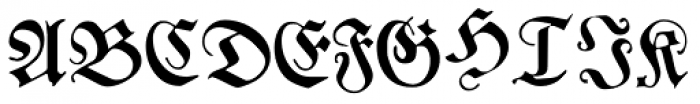 Franconian Font UPPERCASE