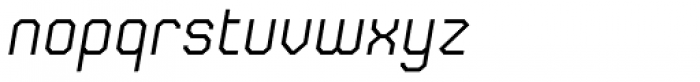Frangle Italic Font LOWERCASE