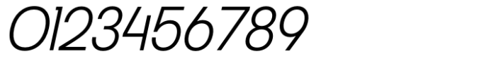Franie SCondensed Light Italic Font OTHER CHARS