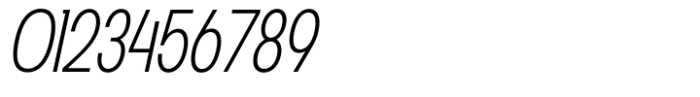 Franie XCondensed XLight Italic Font OTHER CHARS