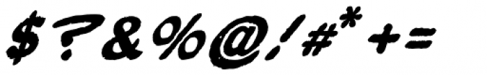 Frank Bellamy Bold Italic Font OTHER CHARS