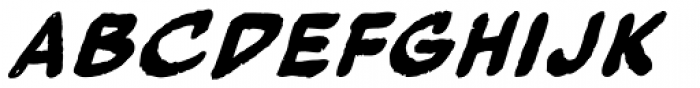 Frank Bellamy Bold Italic Font LOWERCASE