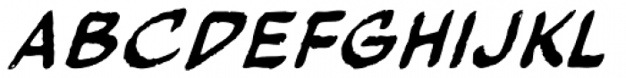 Frank Bellamy Italic Font LOWERCASE
