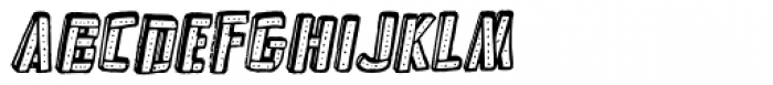 Frankenstein Oblique Font UPPERCASE