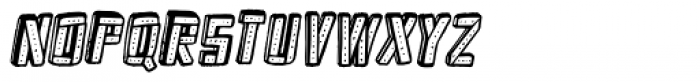 Frankenstein Oblique Font UPPERCASE