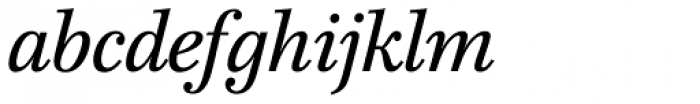 Franklin-Antiqua BQ Italic Font LOWERCASE