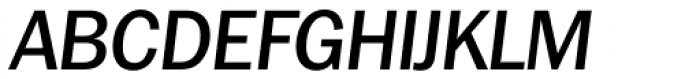 Franklin Goth TS Medium Italic Font UPPERCASE