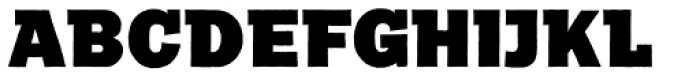 Franklin Gothic Raw Semi Serif Ultra Font UPPERCASE