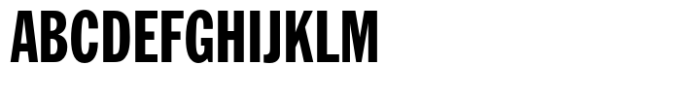 Franklin Gothic Std Extra Condensed Font UPPERCASE